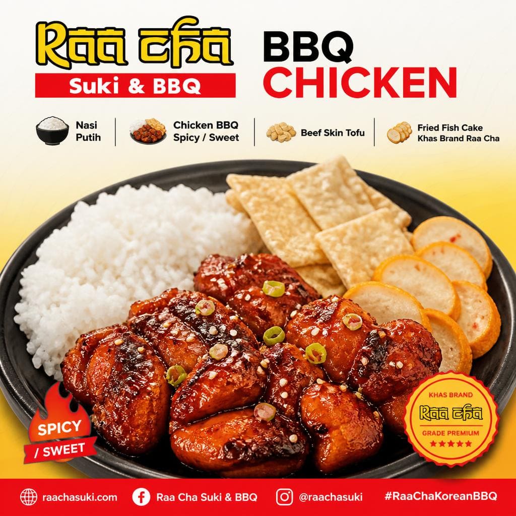 Raa Cha BBQ Chicken Raa Cha Suki & BBQ